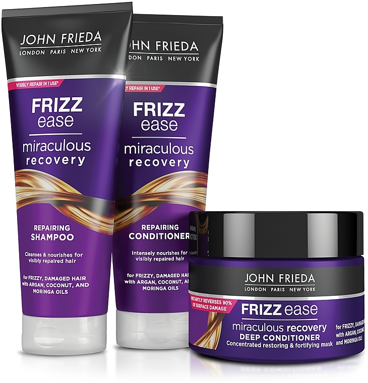 Wunder-Reparatur Shampoo für trockenes, widerspenstiges Haar - John Frieda Frizz Ease Miraculous Recovery Shampoo — Bild N2
