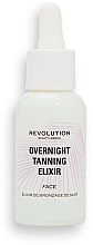 Düfte, Parfümerie und Kosmetik Bräunungselixier für das Gesicht für die Nacht - Revolution Beauty Overnight Face Tan Elixir