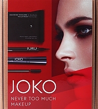 Düfte, Parfümerie und Kosmetik Make-up Set - Joko Never Too much Makeup (Mascara 9ml + Eyeliner 5g + Feuchttücher 15 St.)