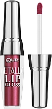 Düfte, Parfümerie und Kosmetik Flüssiger Lippenstift mit Schimmereffekt - Quiz Cosmetics Mettalic Lip Gloss