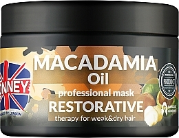 Düfte, Parfümerie und Kosmetik Stärkende Haarmaske mit Macadamia-Öl - Ronney Macadamia Oil Restorative Therapy Mask