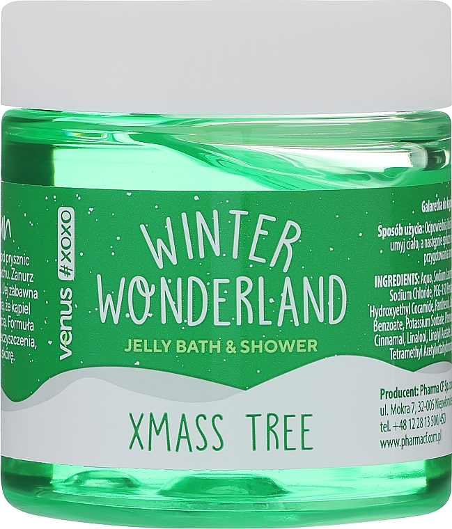 Bade- und Duschgel (Jelly) - Venus Xoxo Winter Wonderland Jelly Bath & Shower Xmas Tree — Bild N1