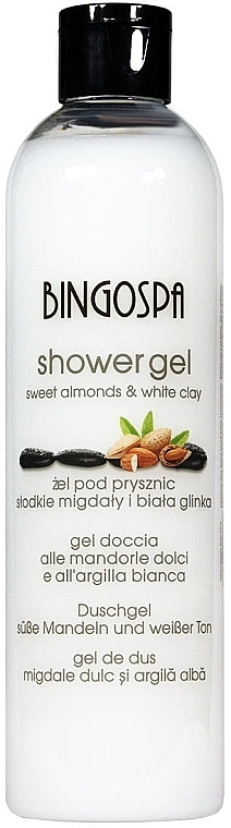 Duschgel mit weißer Tonerde und süßer Mandel - BingoSpa Shower Gel — Bild N1