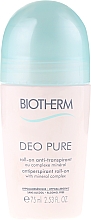 Düfte, Parfümerie und Kosmetik Deo Roll-on Antitranspirant mit Mineralkomplex - Biotherm Deo Pure Antiperspirant Roll-On