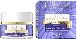 Düfte, Parfümerie und Kosmetik Ultra reichhaltige Nachtcreme 60+ - Eveline Cosmetics Retinol & Niacynamid