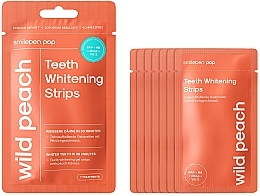 Zahnaufhellungsstreifen - SwissWhite Smilepen Pop Wild Peach Teeth Whitening Strips — Bild N2