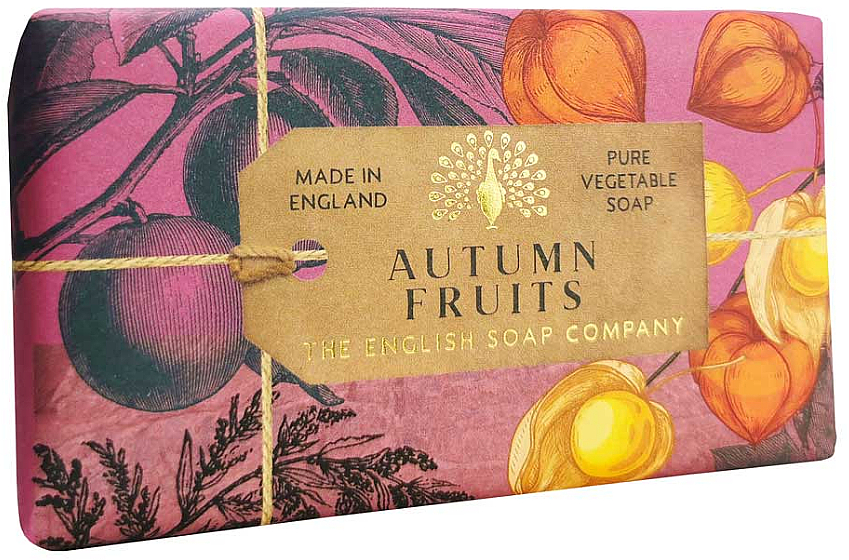 Luxoriöse Seife mit Sheabutter und Herbstfrüchen-Duft - The English Anniversary Autumn Fruits Soap