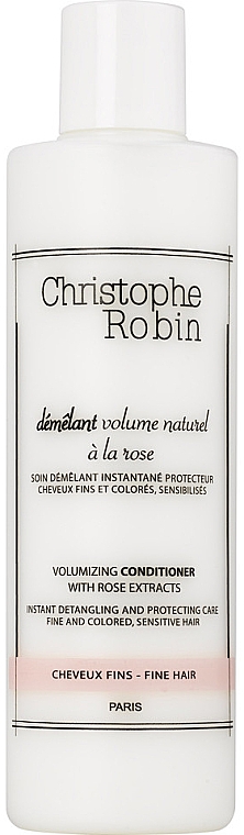 Conditioner für feines, gefärbtes und empfindliches Haar mit Rosenextrakt - Christophe Robin Volumizing Conditioner With Rose Extracts — Bild N1