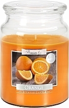 Premium-Duftkerze im Glas Orange - Bispol Premium Line Aura Orange — Bild N1
