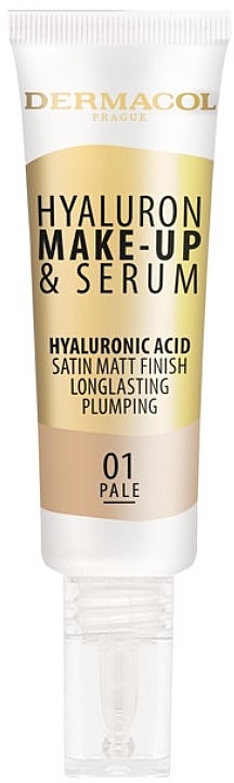 Foundation-Serum mit Hyaluronsäure - Dermacol Hyaluron Make-up & Serum — Bild N1