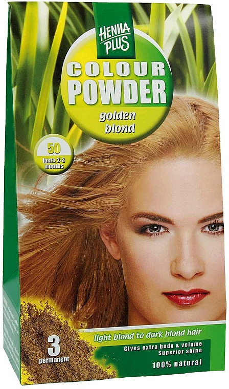 100% natürliche Haarfarbe - Hennaplus Colour Powder — Bild N1