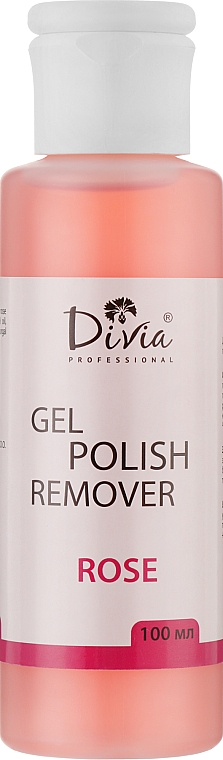 Gellackentferner mit Rosenextrakt - Divia Gel Nail Remover — Bild N1