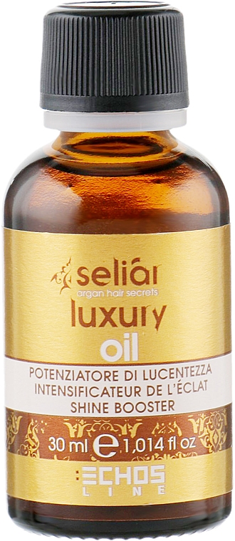Haaröl mit Seidenprotein und Argan - Echosline Seliar Luxury Oil — Bild N1