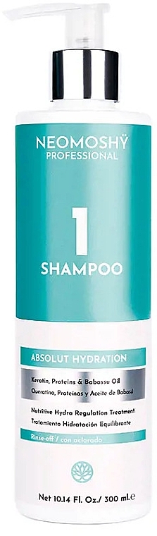 Feuchtigkeitsspendendes Keratin-Shampoo - Neomoshy Absolut Hydration Shampoo — Bild N1