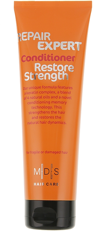Haarspülung mit Keratin, Koffein und Pflanzenextrakten - Mades Cosmetics Repair Expert Restore Strength Conditioner — Bild N3