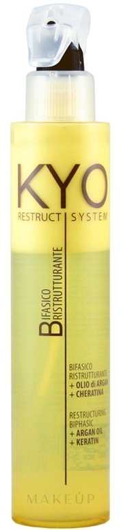 Regenerierende Haarkur Sprühlotion mit Arganöl und Keratin - Kyo Restructuring Biphasic Conditioner — Bild 250 ml