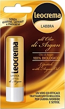 Leocrema Lip Stick With Argan Oil - Lippenbalsam mit Arganöl — Bild N1