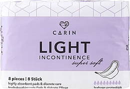 Düfte, Parfümerie und Kosmetik Damenbinden - Carin Light Incontinence Pads Super Soft