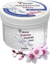 Düfte, Parfümerie und Kosmetik Schutzcreme für Hände und Nägel Sakura - Verana Protective Hand & Nail Cream Sakura