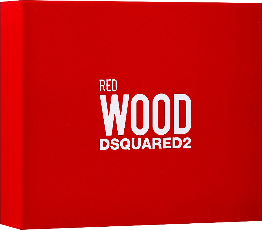 Dsquared2 Red Wood - Duftset (Eau de Toilette 50ml + Duschgel 50ml + Körperlotion 50ml) — Bild N1