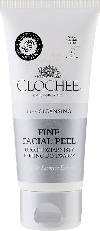 Feinkörniges Gesichtspeeling mit Basilikum und Süßholzwurzelextrakt - Clochee Cleansing Fine Facial Peel — Bild N1