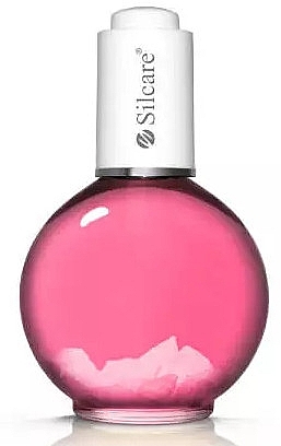 Nagel- und Nagelhautöl - Silcare Raspberry Light Pink With Shells Nail & Cuticle Oil — Bild N1