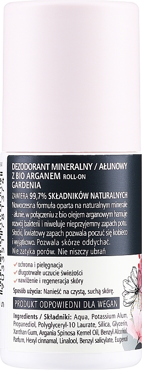 Natürlicher Deo Roll-on Gardenia - Arganove Gardenia Roll-On Deodorant — Bild N2