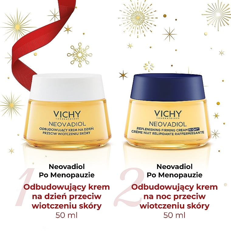 Gesichtspflegeset - Vichy Neovadiol (Tagescreme 50ml + Nachtcreme 50ml + Kosmetiktasche) — Bild N4