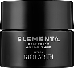 GESCHENK! Feuchtigkeitsspendende Gesichtscreme mit Olivenöl - Bioearth Elementa Base Cream Hydra (Probe)  — Bild N1