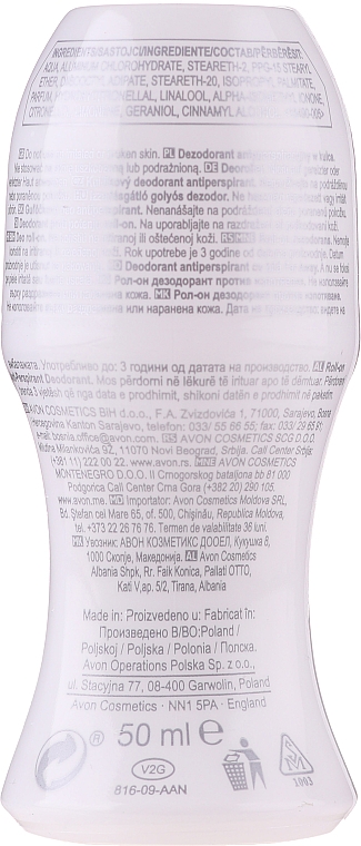 Avon Pur Blanca - Deo Roll-on Antitranspirant — Bild N2