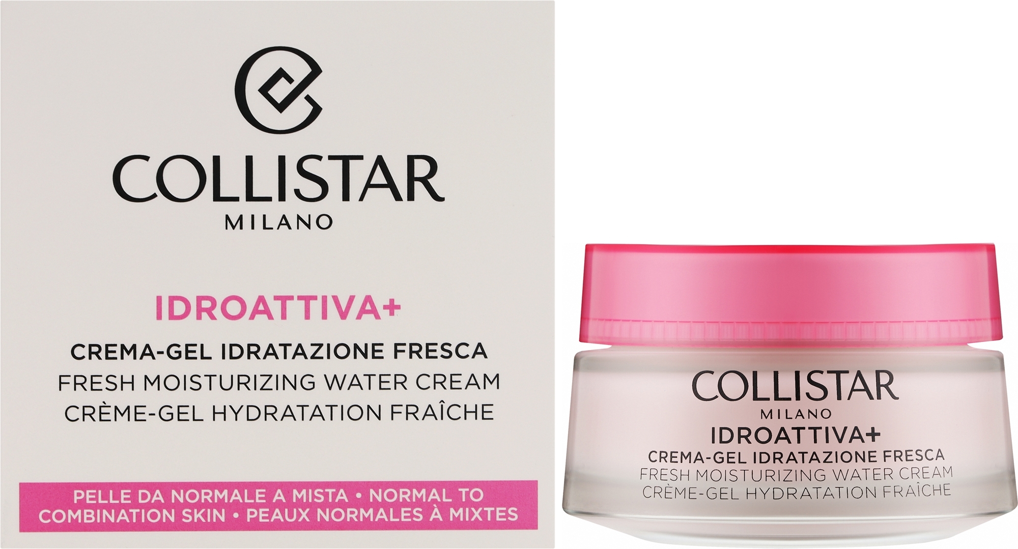 Gel-Creme für normale und gemischte Haut - Collistar Idroattiva+ Fresh Moisturizing Water Cream — Bild 50 ml