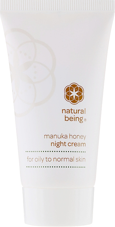 Nachtcreme mit Manuka-Honig für fettige und normale Haut - Natural Being Manuka Honey Night Cream — Bild N2