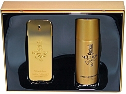 Düfte, Parfümerie und Kosmetik Paco Rabanne 1 Million - Duftset (Eau de Toilette 100ml + Deodorant 150ml)