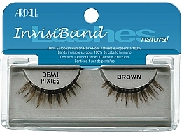 Künstliche Wimpern - Ardell Invisibands Demi Pixies Brown — Bild N1