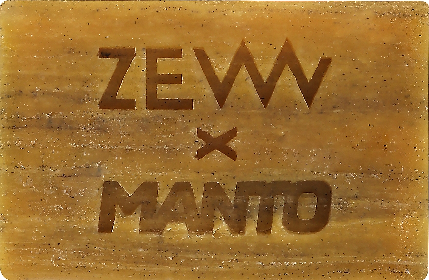 Gesichts- und Körperseife mit Vitamin C und Aktivkohle - Zew For Men X Manto Body And Face Soap — Bild N1