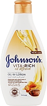 Düfte, Parfümerie und Kosmetik Pflegende Körperlotion mit Mandel- und Sheabutter - Johnson’s® Vita-rich Oil-In-Lotion
