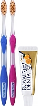 Düfte, Parfümerie und Kosmetik Zahnpflegeset - Royal Denta Travel Kit Jeju (Zahnbürste 2 St. + Zahnpasta 20g)