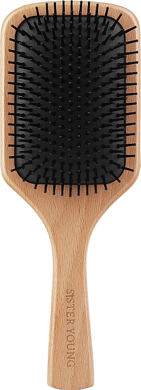 GESCHENK! Holzbürste mit synthetischen Borsten - Sister Young Naya Wood Brush Nv — Bild N1