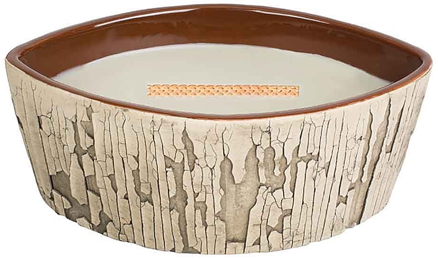 Duftkerze im Glas - Woodwick Hearthwick Flame Ellipse Candle Frasier Fireplace Collection — Bild N1