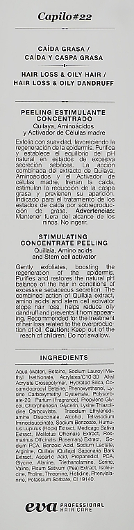 Peelingkonzentrat für fettige Haut gegen Haarausfall - Eva Professional Capilo Vitalikum Peeling #22 — Bild N3