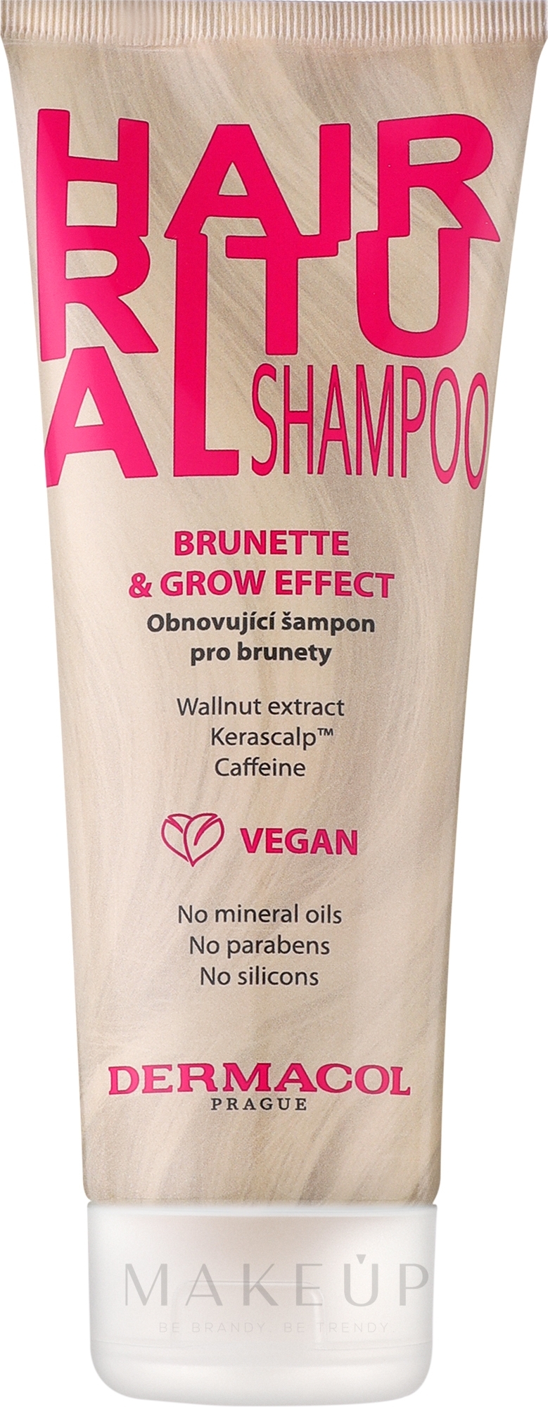 Shampoo für Brünette - Dermacol Hair Ritual Brunette & Grow Shampoo — Bild 250 ml