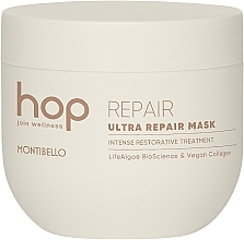 Revitalisierende Maske für trockenes und strapaziertes Haar - Montibello HOP Ultra Repair Mask — Bild N1