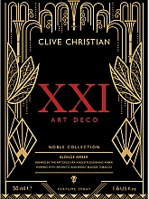 Clive Christian Noble XXI Art Deco Blonde Amber - Parfum — Bild N2