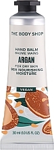 Düfte, Parfümerie und Kosmetik Handbalsam mit Argan - The Body Shop Argan Hand Balm