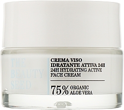 GESCHENK! Feuchtigkeitscreme für das Gesicht - Bioearth The Beauty Seed 2.0 24H Hydrating Active Face Cream (Probe)  — Bild N1