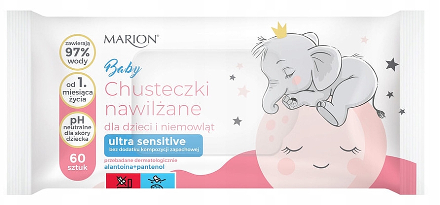 Feuchttücher für Babys - Marion Baby Ultra Sensitive — Bild N1