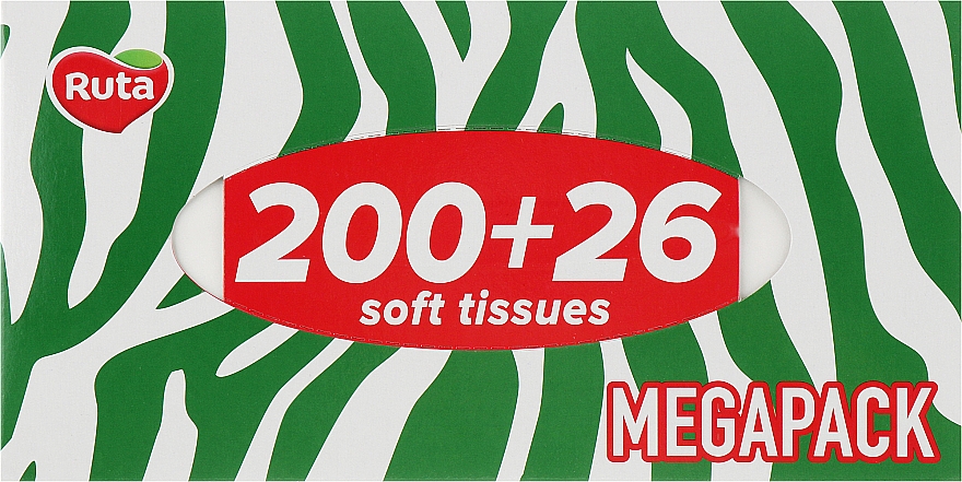 Kosmetische Tücher grün-weiß 226 St. - Ruta Megapack — Bild N1