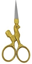 Düfte, Parfümerie und Kosmetik Nagelhautschere - Accuram Instruments Half Gold Cuticle Point Fancy Cock Scissor Str 9cm