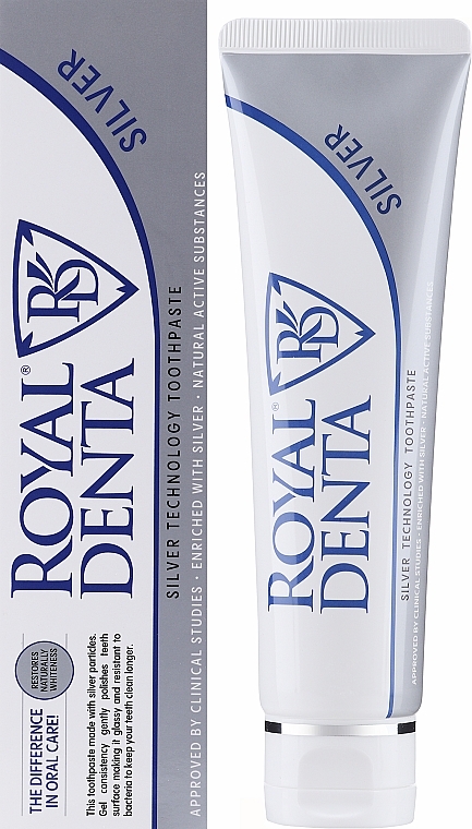 Zahnpasta mit Silberpartikeln - Royal Denta Silver Technology Toothpaste — Foto N2