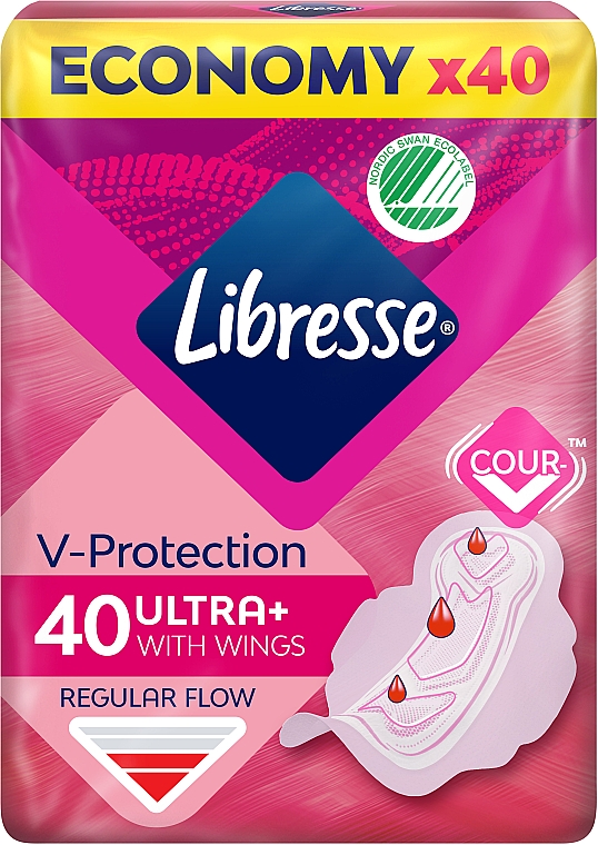 Damenbinden 3 mm 40 St. - Libresse Ultra Thin Normal Soft — Bild N1